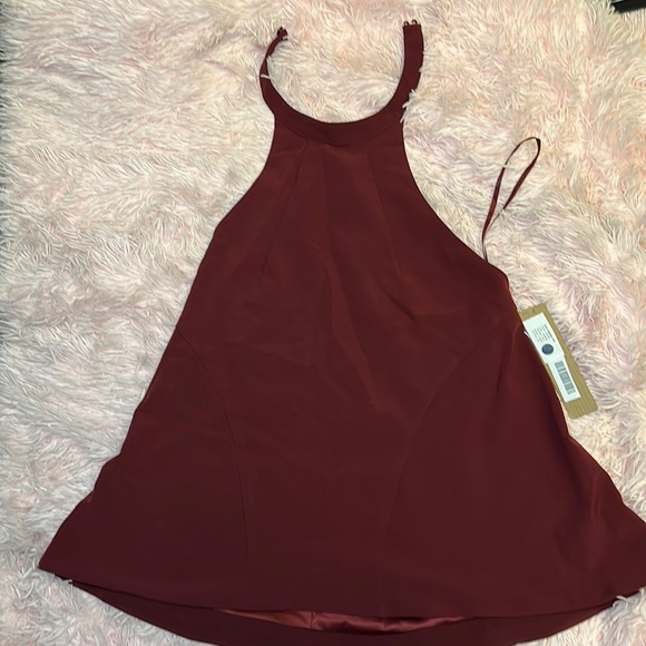 Small Standard v back halter top - Picture 1 of 4